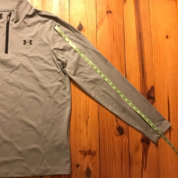 Under Armor Gray Half Zip Jacket, EUC, XL - Picture 5 of 12